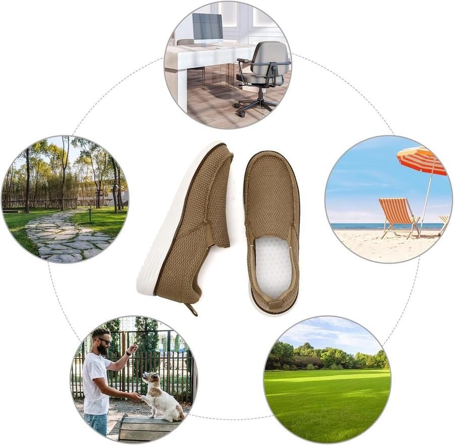 Loafer Slip On Schoenen Modieuze Casual Anti-slip Sneakers Zachte Comfortabele en Ademende Sportschoenen