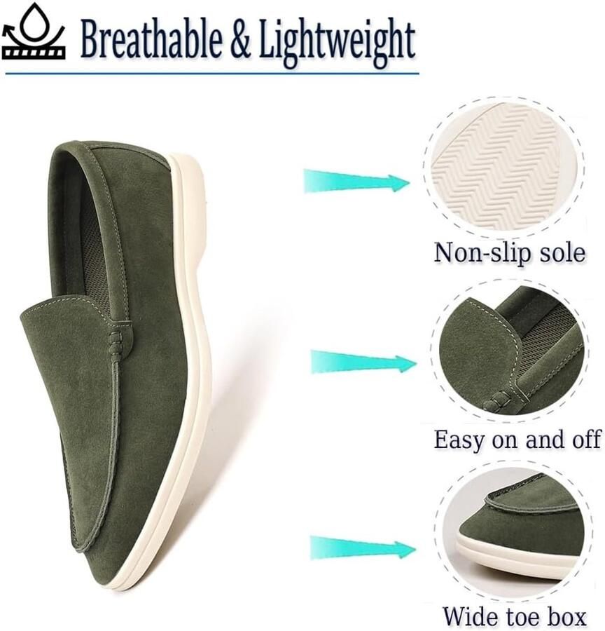 Loafers Casual Zakelijke Sneakers Met Steunzool Ademend Lichtgewicht Moccasins