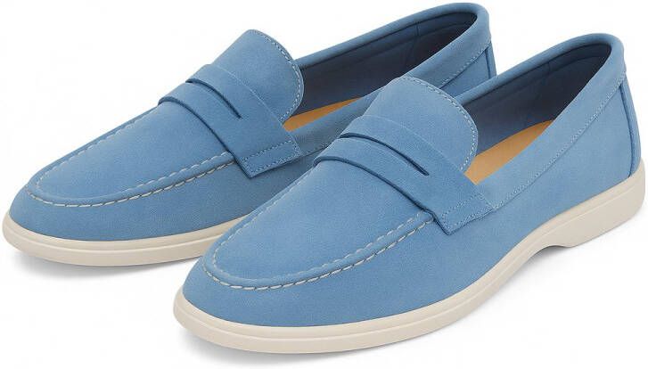 Bij Avoir Dames Loafers Dames schoenen Loafers yacht Instappers Dames Blauw
