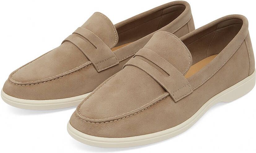 Bij Avoir Dames Loafers Dames schoenen Loafers yacht Instappers Dames Khaki