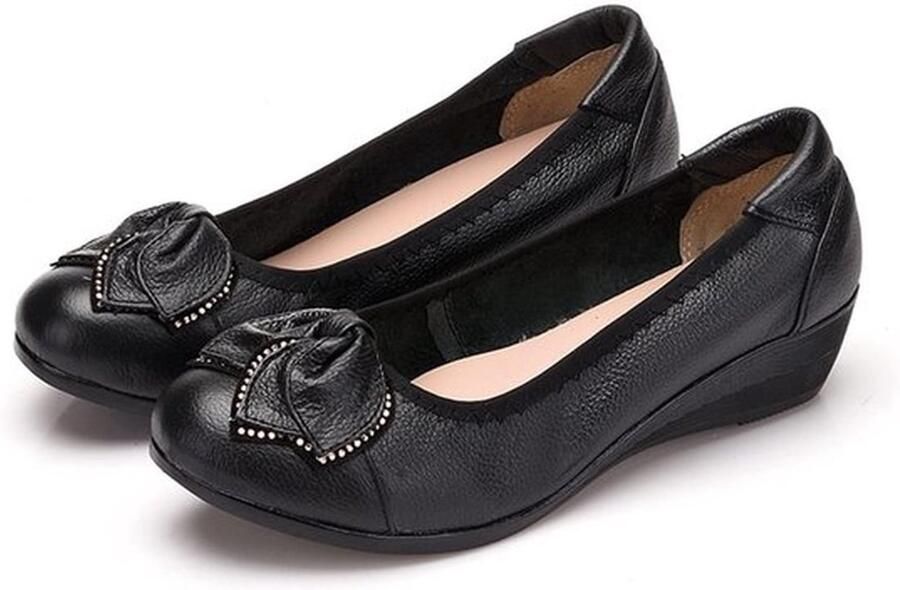 Loafers Dames Zacht Lederen Casual Platte Schoenen Lage Hak Slip-On Comfortabele Wandelschoenen EU Dameschoenen