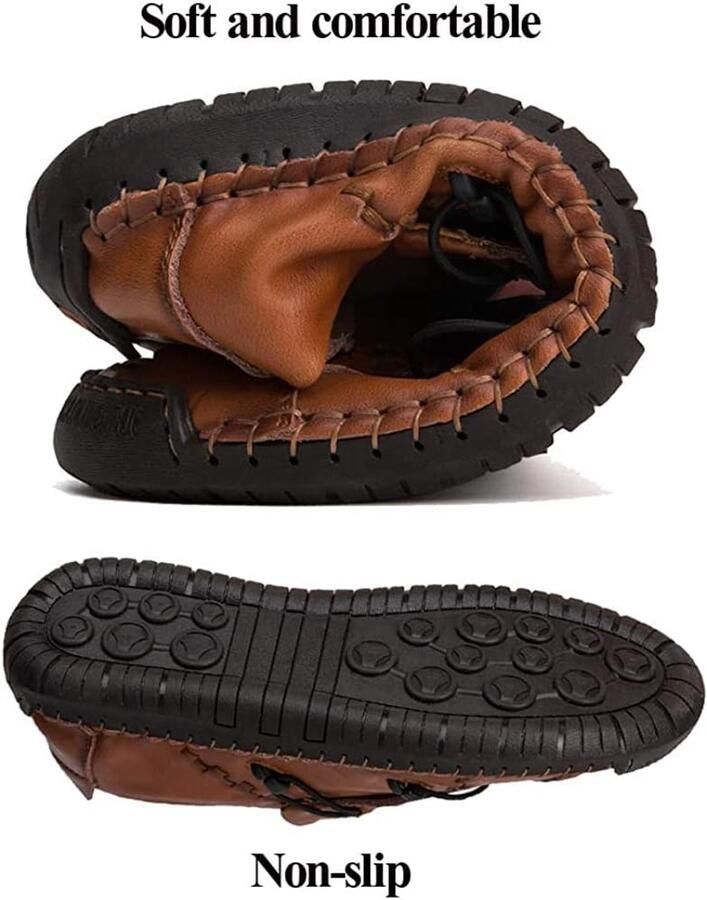 Loafers Drijf Schoenen Oxfords Comfortabele Verstelbare Sneaker Wandelschoenen Leer Slip op Penny Klassieke Moccasins