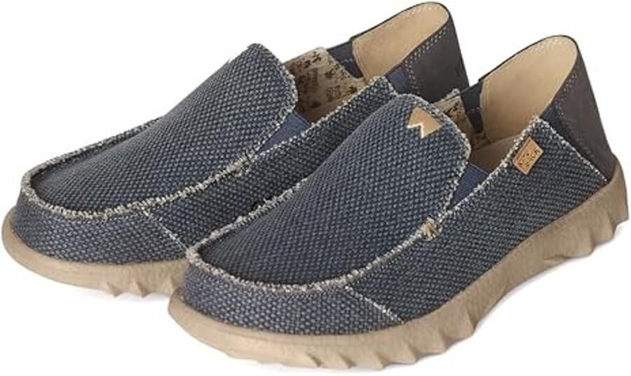 Loafers Lichtgewicht Slip-On Canvas Casual Navy