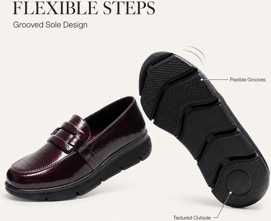 Loafers met dikke zool elegante slipper comfortabele lage schoenen CWCL265414DE