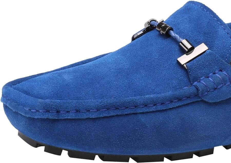 Loafers met Gesp Comfort Suède Rijschoenen Stijlvol Mocassin Slippers
