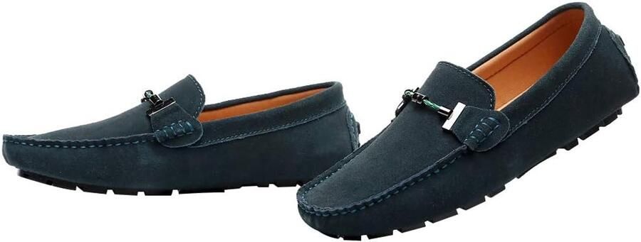Loafers met Gesp Comfort Suède Rijschoenen Stijlvol Mocassin Slippers