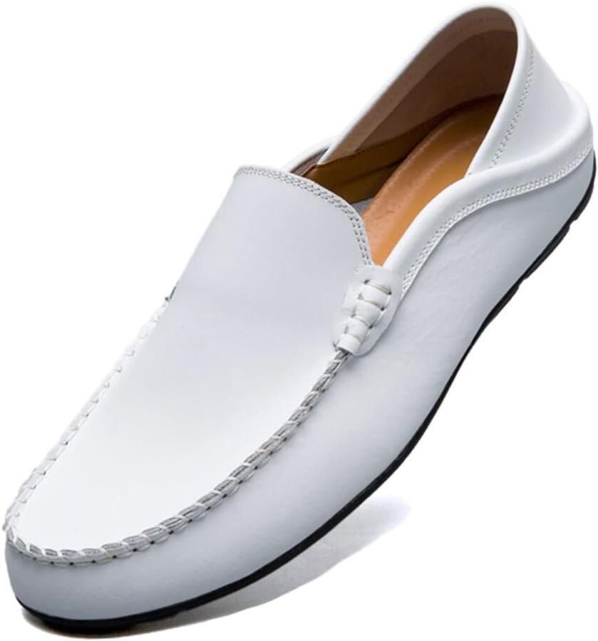 Loafers voor heren leer slip-on Penny Loafers licht comfortabel platte rijschoenen vrijetijdsschoenen