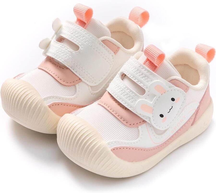 Loopschoenen voor en antislip rubberen zool ade d klittenbandsluiting flexibel voor kleine kinderen binnen en buiten