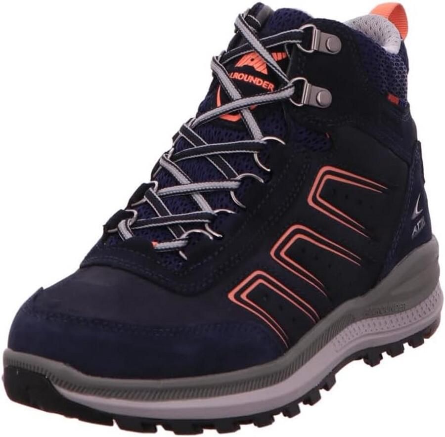 Luxe Dames Enkellaarzen Suède & Nubuck Waterdicht Blauw Platte Zool