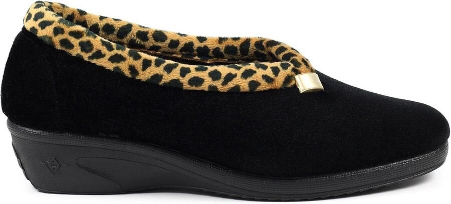 Luxe Dames Muilezel Slippers met Ocelot Rand Comfortabele en Duurzame Zomerpantoffels