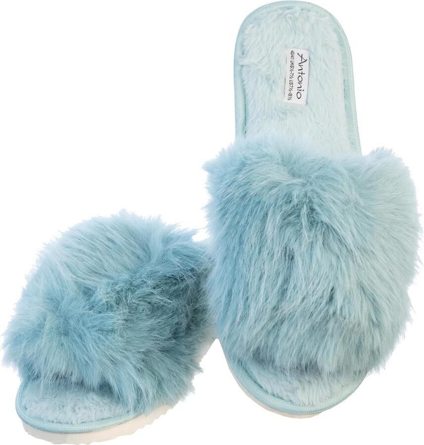 Luxe Damespantoffels met Pluche Voering en Antislip Zool Comfortabele HuisSlippers