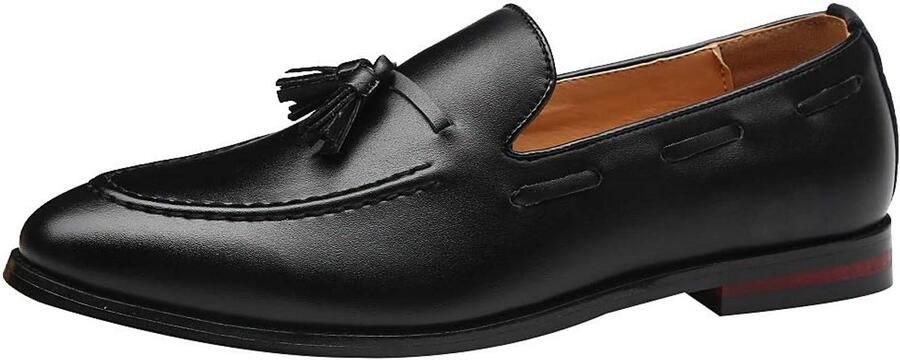 Luxe Heren Instapschoenen Britse Stijl Loafers Lichtgewicht Suède Look