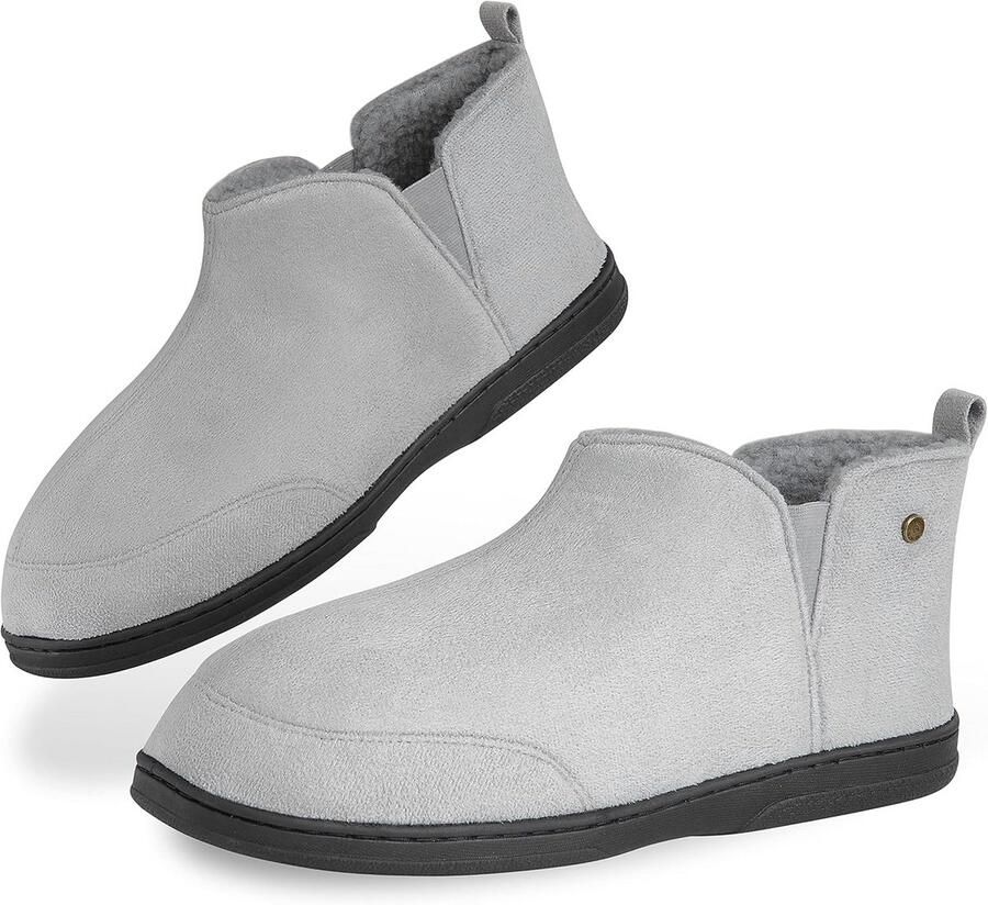 Luxe Heren Pantoffels met Memory Foam en Rubberen Zool Kleuren