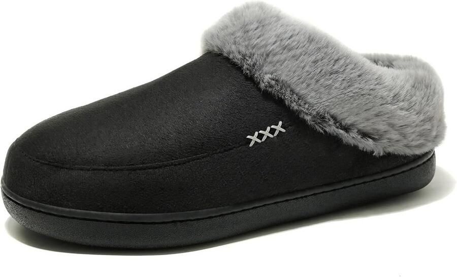Luxe Heren Pantoffels met Traagschuim Binnen en Buiten Warm Zacht en Antislip