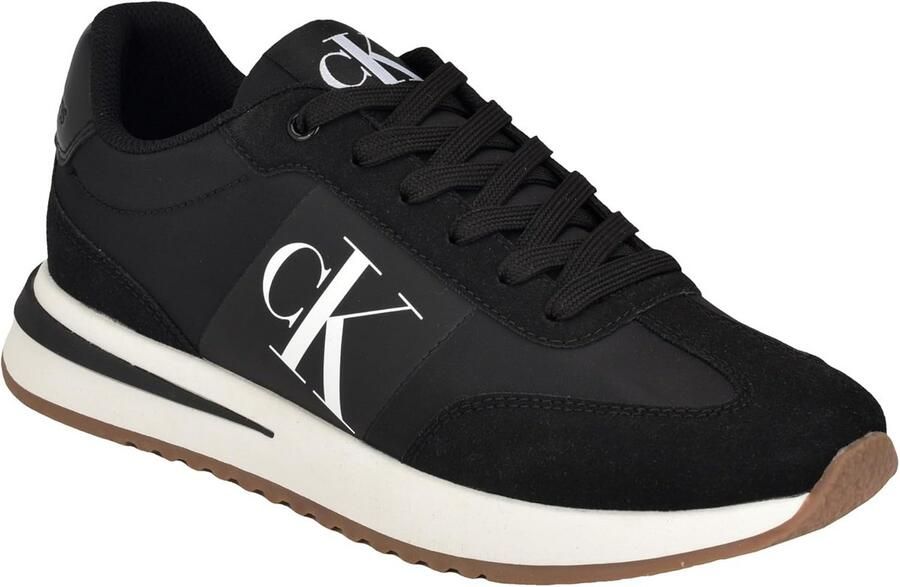 Luxe Heren Sneaker met Vetersluiting Sportief en Casual Dagelijks Gebruik