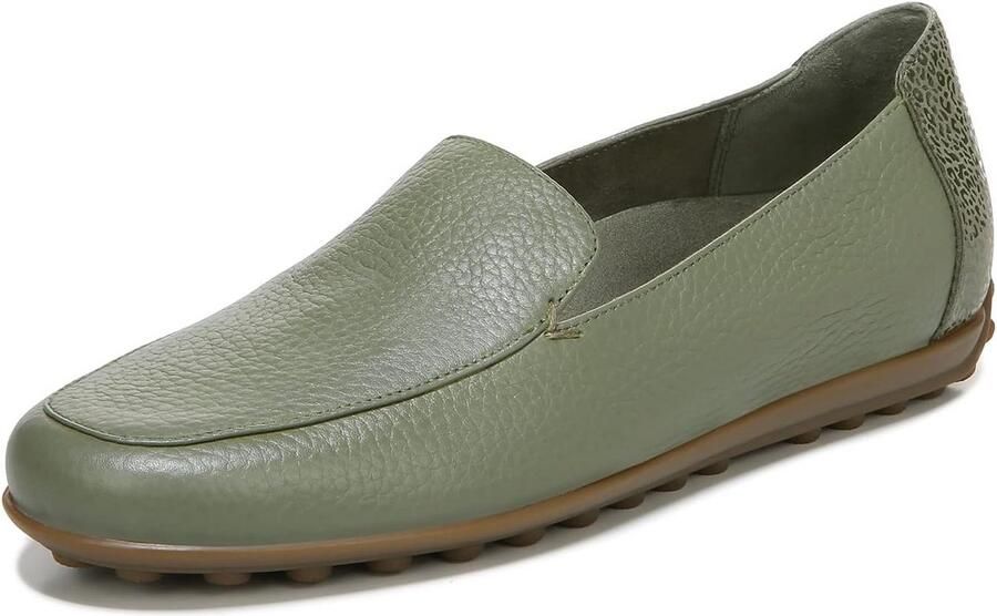 Luxe Leren Instapschoenen Dames Comfortabele Platte Loafer