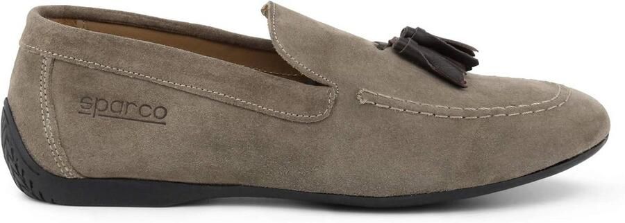 Luxe Leren Moccasins met Rubberen Zolen voor Heren Slippers