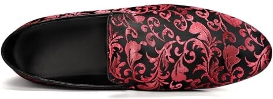 Luxe Mannelijke Mocassins Ademend en Comfortabel Rood - Foto 1