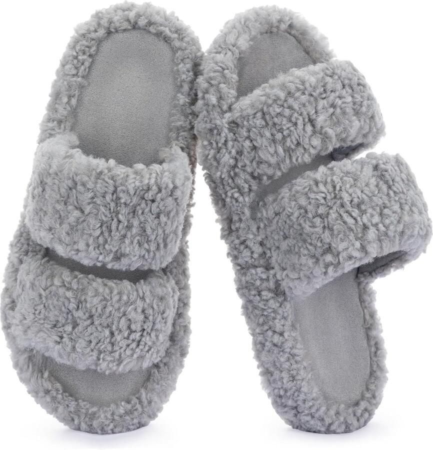 Luxe Open Teen Pantoffels met Memory Foam voor Binnen en Buiten