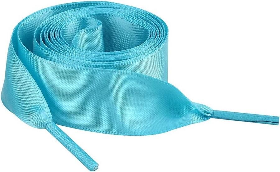 Luxe Platte Zijden Satijnen Schoenveters Breed voor Sneakers Pumps & Ballerina's