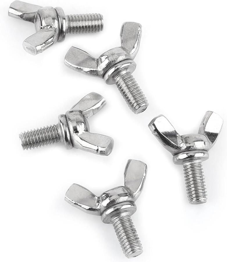 M5 Vleugelschroeven 304 Roestvrij Staal Duurzame Bouten (M5*10mm)