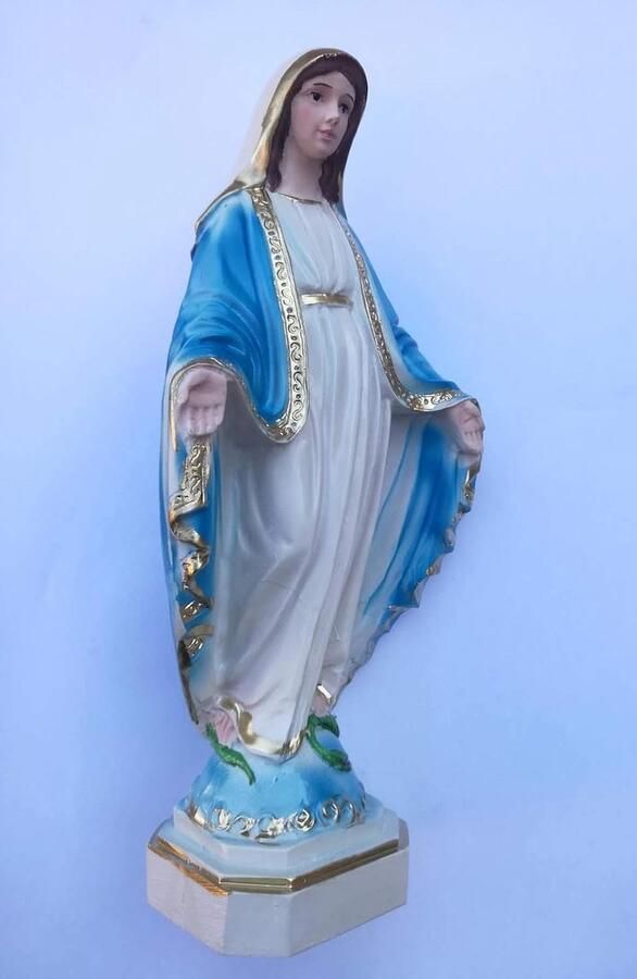 Madonna handbeschilderd Beeld Heilige Maagd Maria Statue H