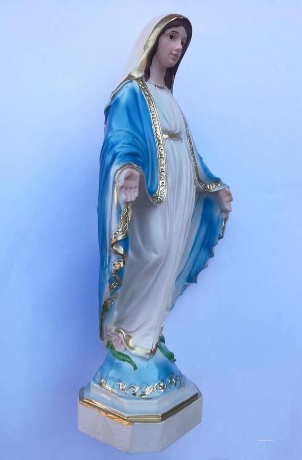 Madonna handbeschilderd Beeld Heilige Maagd Maria Statue H - Foto 2