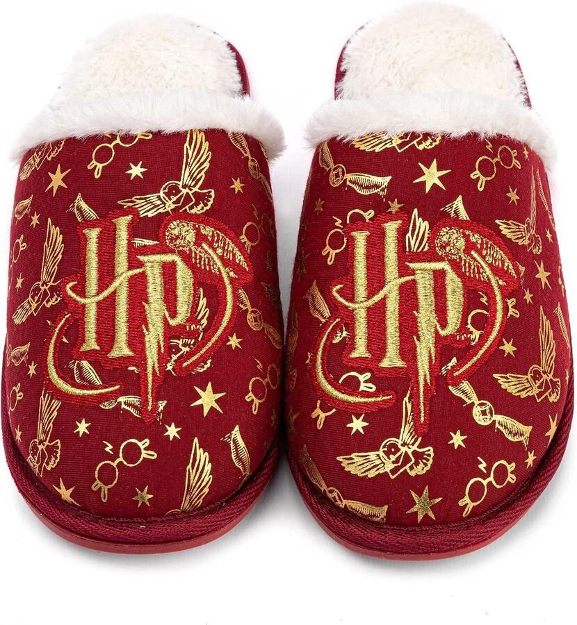Harry Potter Meisjesslippers Magische Roze Goud Hedwig Sterren