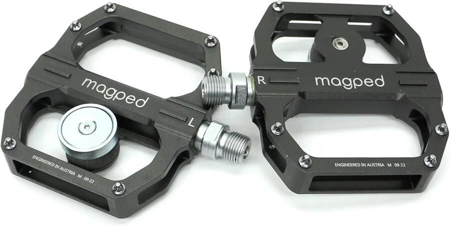 Magnetische Pedalen Fiets Pedalen Veilig Fietsen Sterke Magneet 104 x 92 x 18 mm Grijs