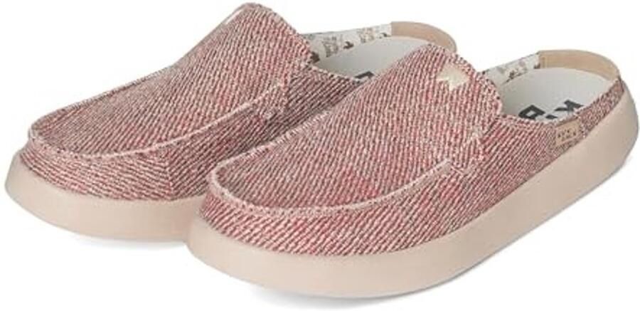 Makkelijk aan te trekken slippers Lichtgewicht canvas Rood - Foto 1