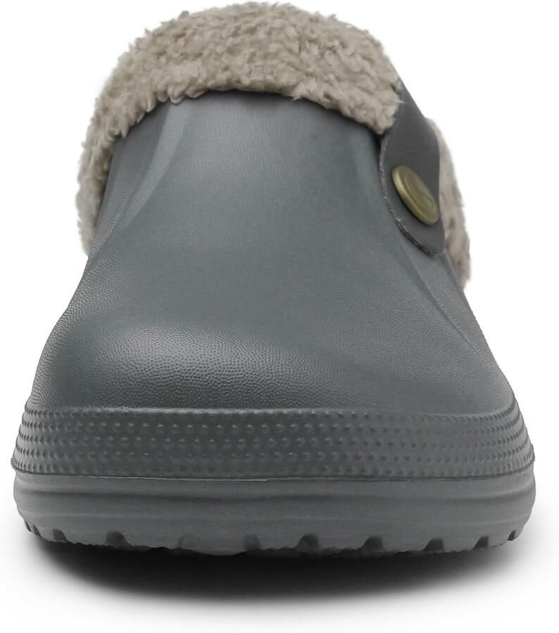 gni Gevoerde clogs voor en winter tuinklompen met bont warme pantoffels antislip pluche