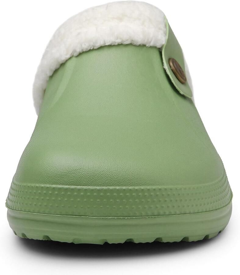 gni Gevoerde clogs voor en winter tuinklompen met bont warme pantoffels antislip pluche