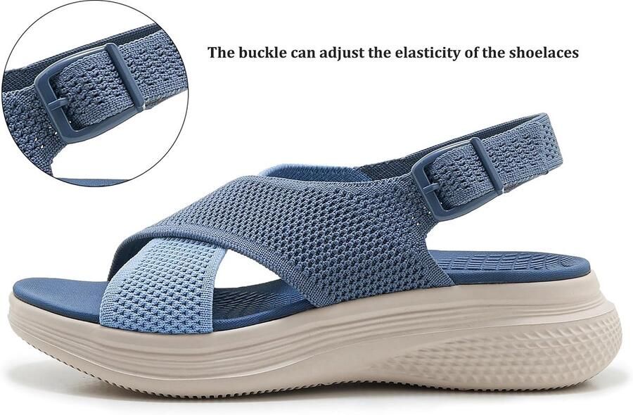 Mangni orthopedische zomersandalen voor dames platte sportschoenen strandschoenen comfortabele wandelsandalen