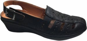 Manlisa dames gesloten sandalen black