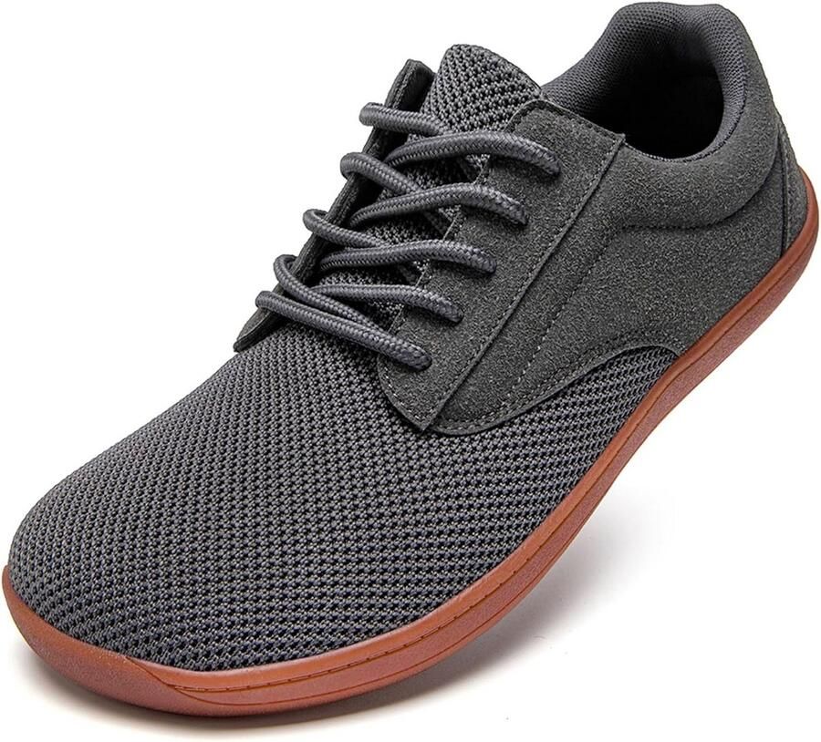 Mannelijke blotevoet-schoenen Ruime neus Zero-drop zool Trailrunning & wandelschoenen
