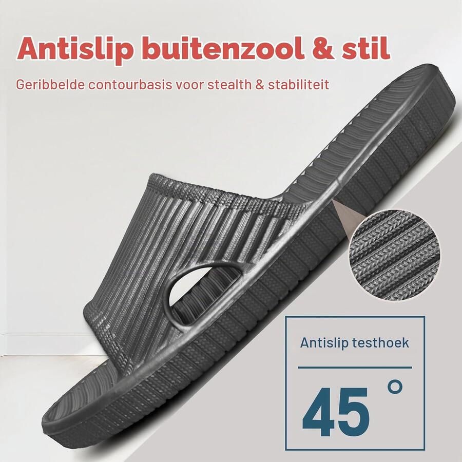 Mannen Douche Slippers Open Teen Zomer Sliders Sandalen Antislip Unisex Slip On Slippers voor Thuis Indoor Badkamer Zwembad