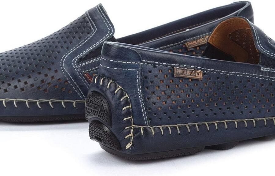 Mannen leren mocassins zwart