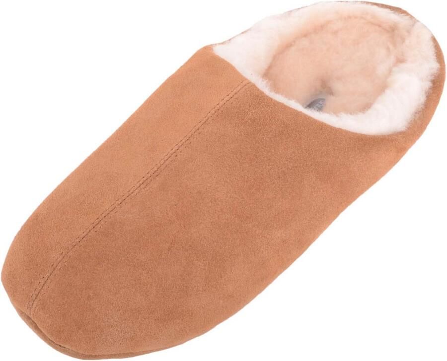 Mannen Muiltje Pantoffels met Echt Schapenvacht Binnenvoering