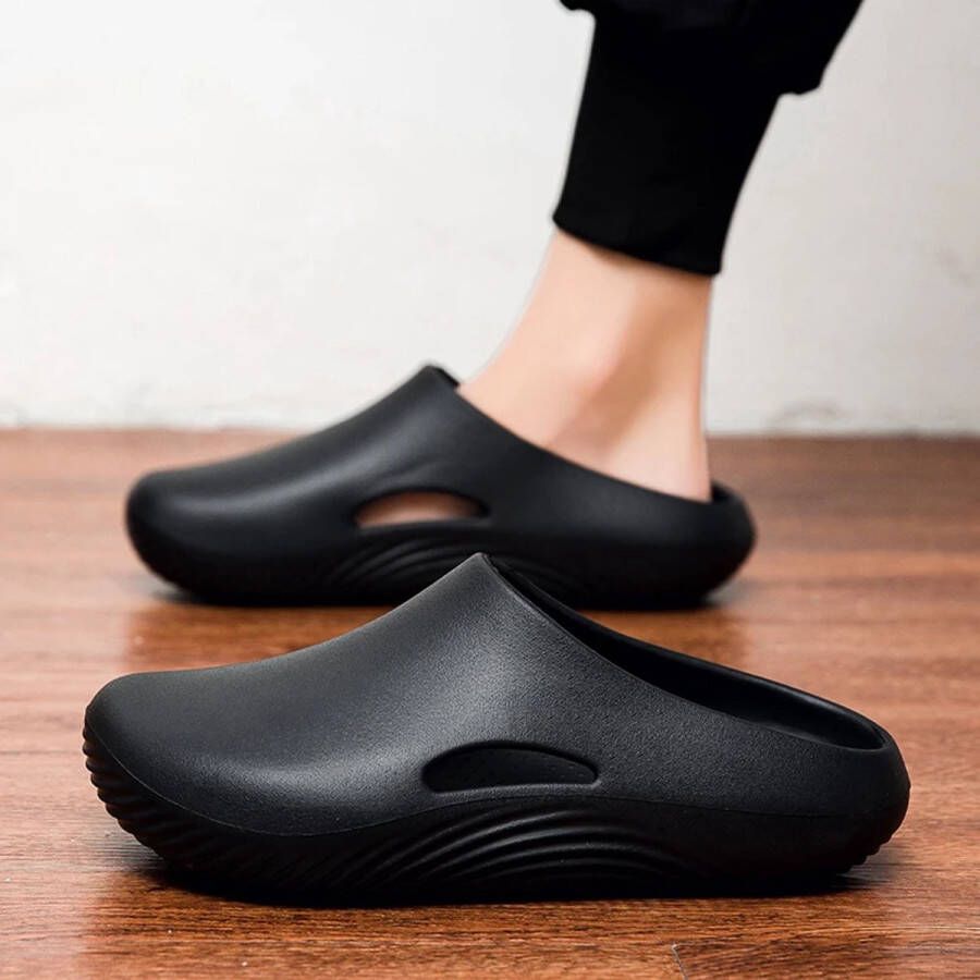 Mannen Slippers Waterdicht & Antislip Lichtgewicht Tuin Klompen Strand Sandalen Keuken Instappers Comfortabele Casual Schoenen