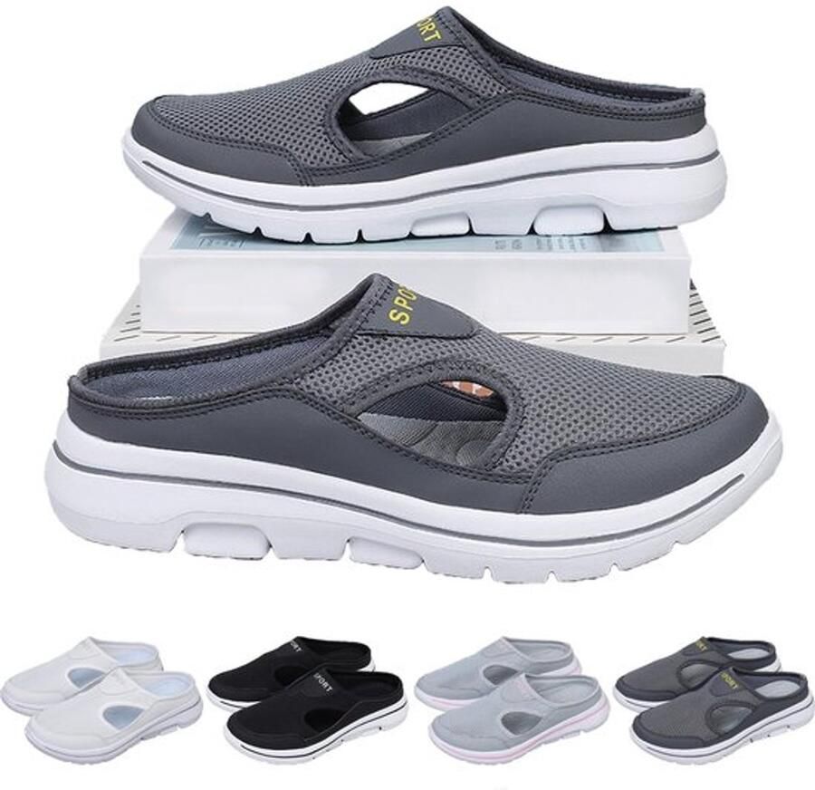 Mannen Sportsandalen Comfortabele Ademende en Anti-slip Sandalen met Voetboog Ondersteuning