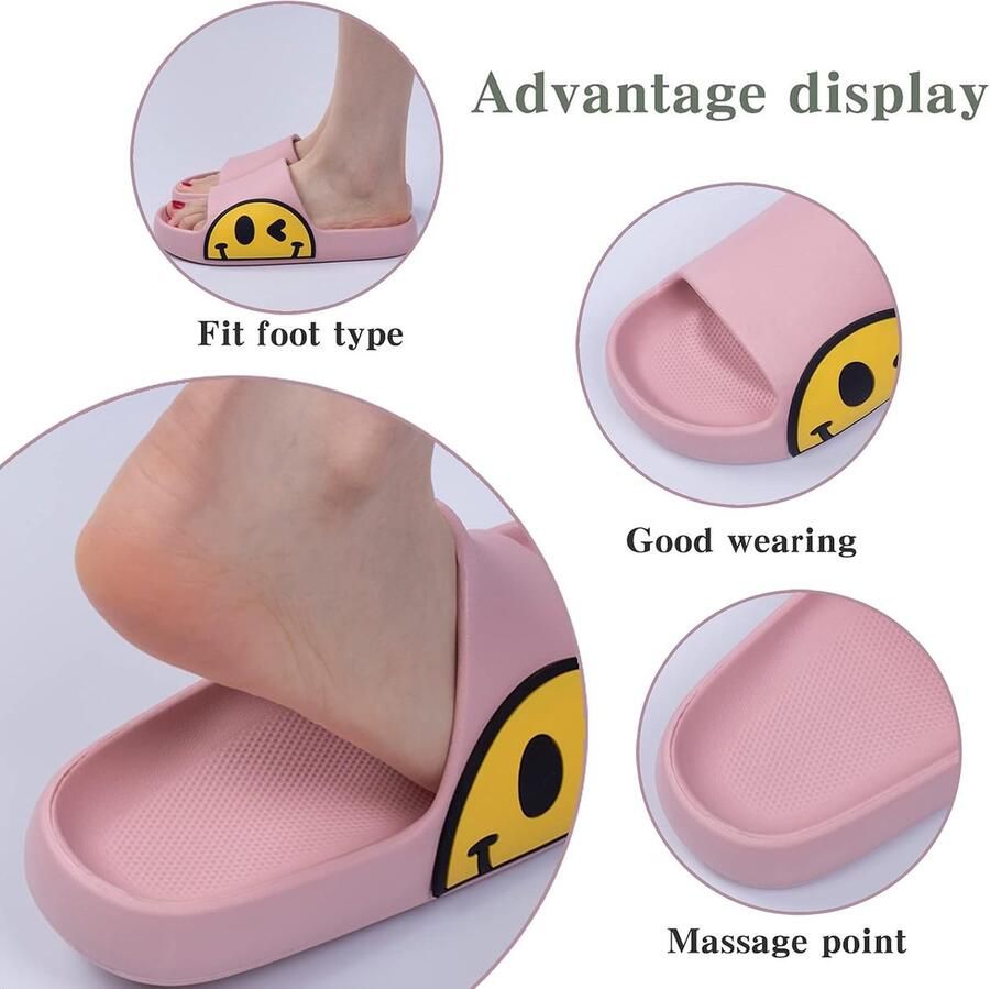 Mannen Strandslippers Zomer Sliders Sandalen EVA Open Teen Zachte Slippers Badkamer Zwembad Douche Anti-slip Schoenen Slippers voor Binnen & Buiten