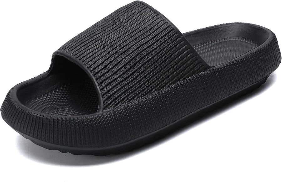 Mannen Strandslippers Zomer Sliders Sandalen EVA Open Teen Zachte Slippers Badkamer Zwembad Douche Anti-slip Schoenen Slippers voor Binnen & Buiten