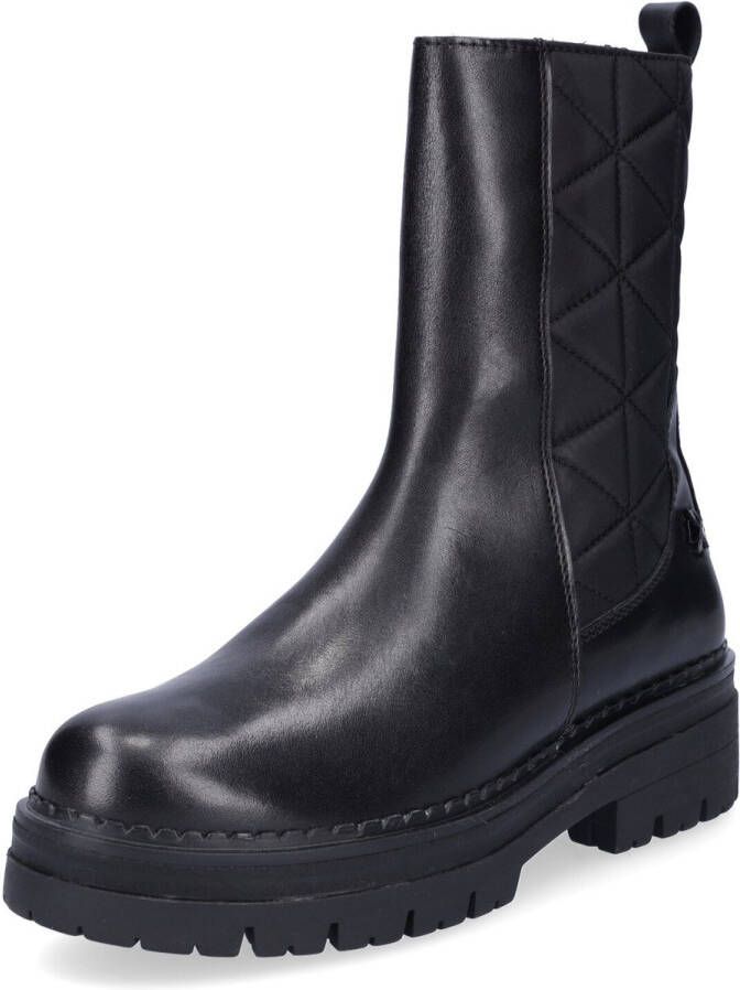 Marco Tozzi by GMK leren dameslaars zwart
