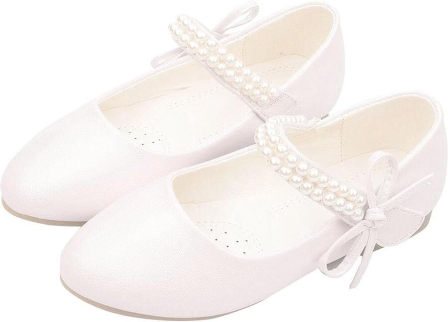 Mary Jane Ballerina Schoenen voor Meisjes Antislip Leder Kinderschoenen