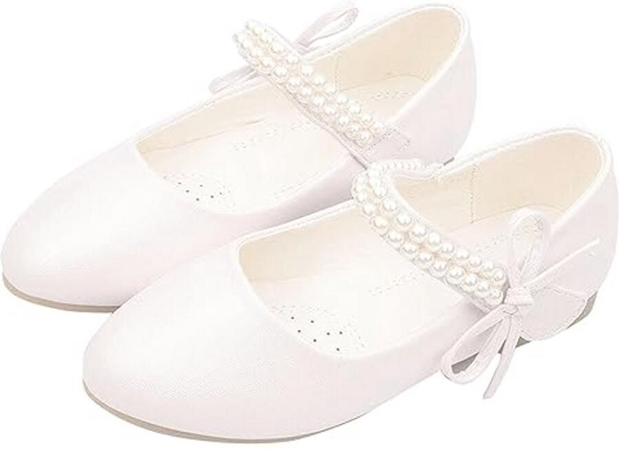 Mary Jane Ballerina Schoenen voor Meisjes Antislip Leren Kinderschoenen