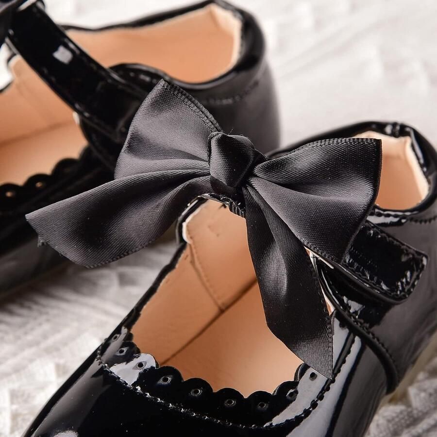 Mary Jane Ballerina's meisjesschoenen lak strik jurk