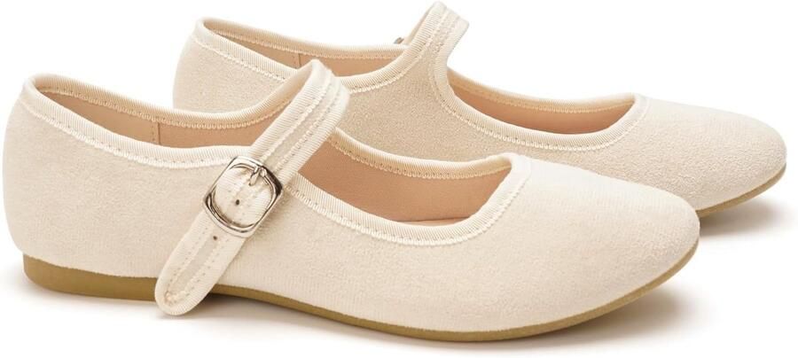 Mary Jane damesschoenen ballerina's gesp kunstleer comfortabel elegant antislip zacht licht ronde punt klassiek laag flexibel comfort