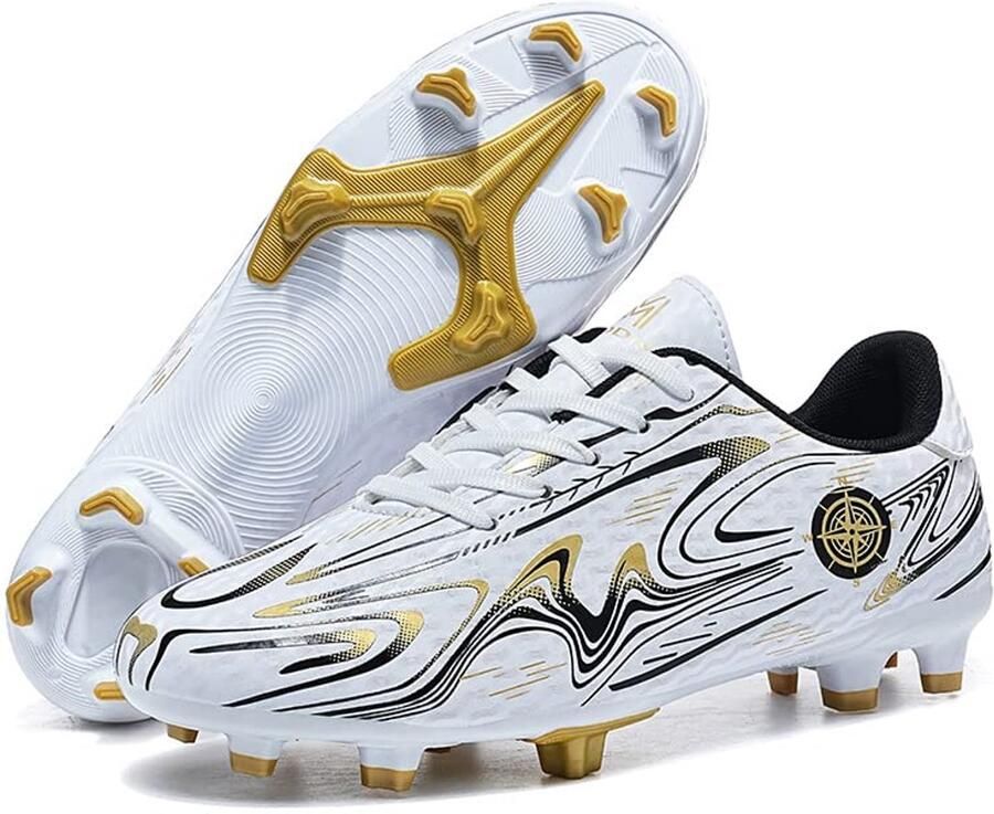 Mateju Voetbalschoenen voor kinderen jongens heren voetbalschoenen spike sportschoenen voor buiten binnen atletiek training sport