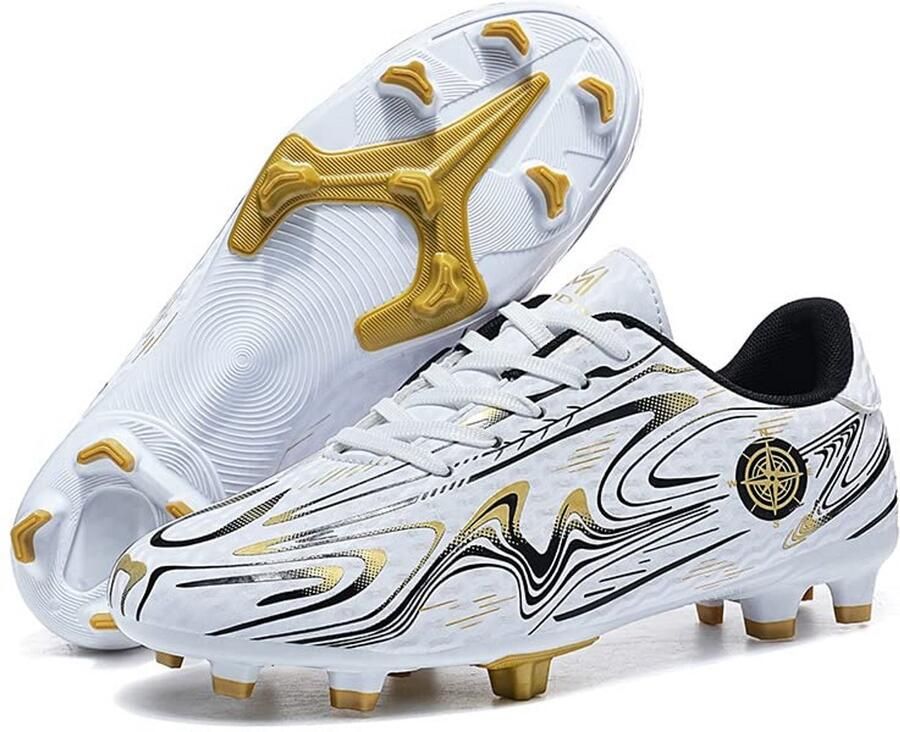 Mateju Voetbalschoenen voor kinderen jongens heren voetbalschoenen spike sportschoenen voor buiten binnen atletiek training sport