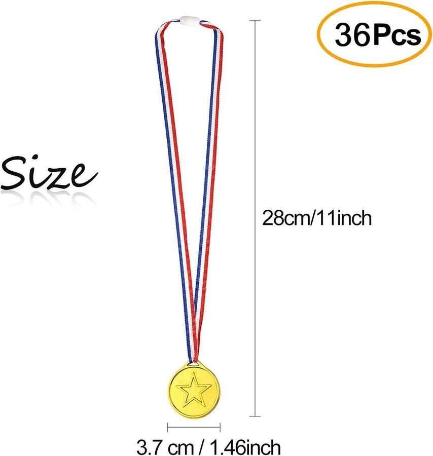 Medailles Plastic Medailles Gouden Medaille Party Gunst Decoraties en Sport Awards